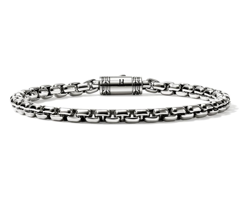 Chain Box Silver Bracelet